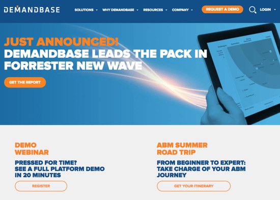 Demandbase Homepage