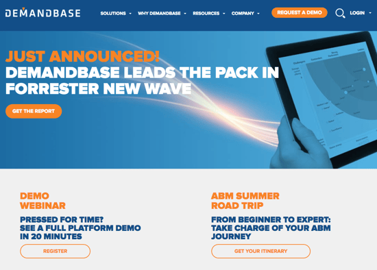 Demandbase Homepage