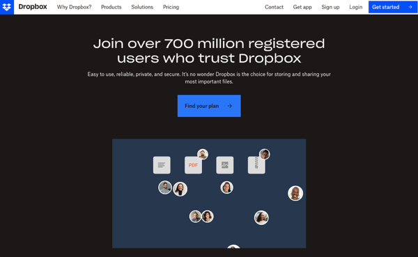 Dropbox IT Website
