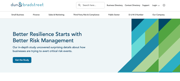 Dun and Bradstreet IT Website