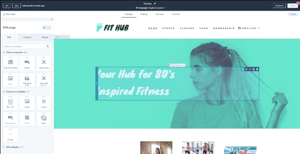 hubspot cms hub example