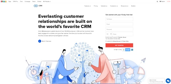 zoho crm