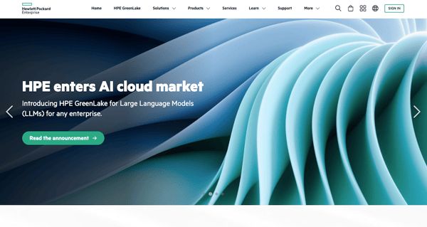 HPE IT Website