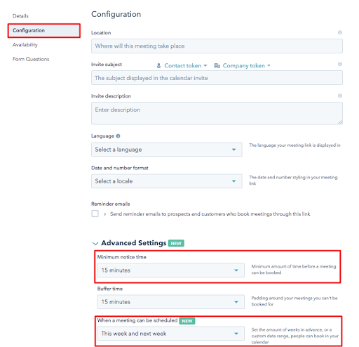 HubSpot Meetings Tool (6/6)