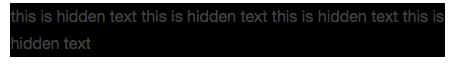 Hidden text black hat SEO