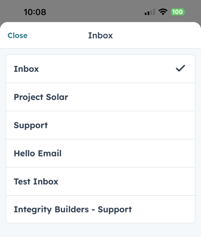 HubSpot App Inbox Selection Menu-1