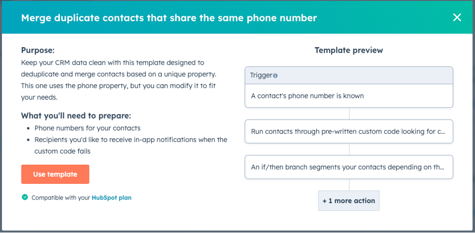 Merge Duplicate Contacts Screen Cap