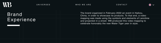 Lancome Brand Experience Screen Cap