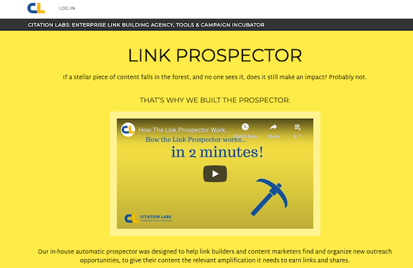 Link-prospector-homepage