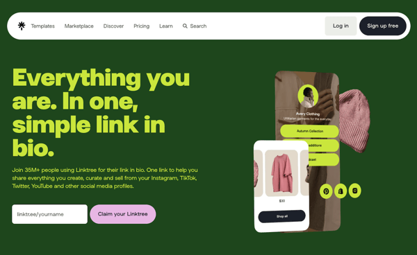 Linktree Information Technology Webpage