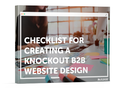 b2b web design checklist 3d cover