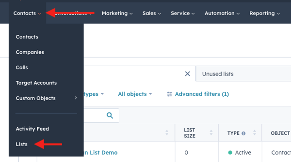 Lists Tool Highlight