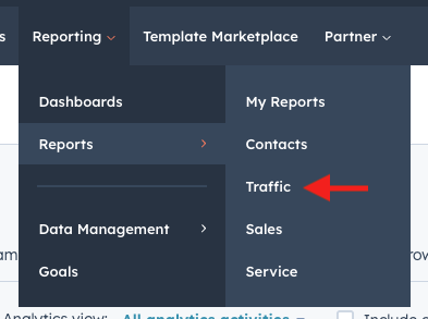 Traffic Reporting Alternative Path Highlight