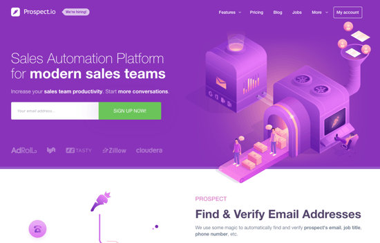 Prospect.io-homepage-2019