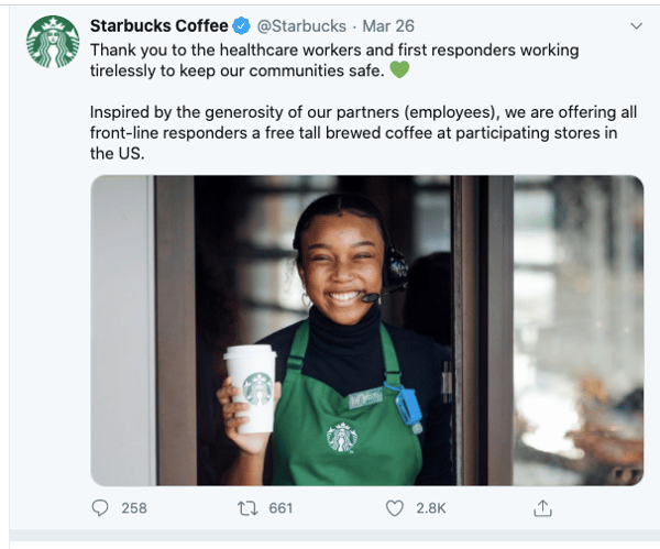 starbucks tweet