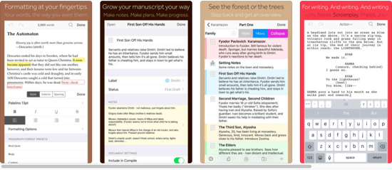 Scrivener screenshot