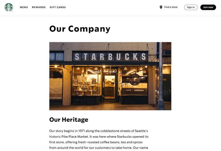 Starbucks company profile