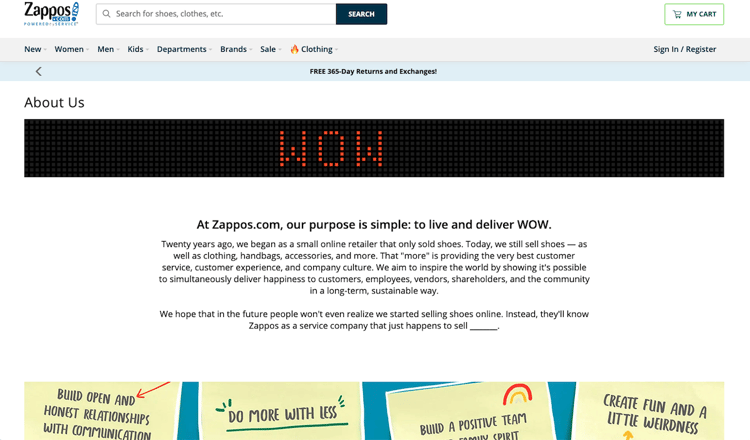 Zappos Company Profile