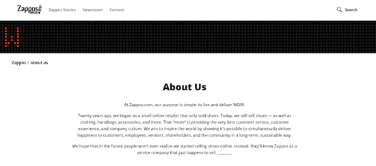 Zappos-Mission-Statement