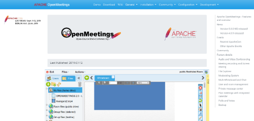 apache-openmeeting-home-page