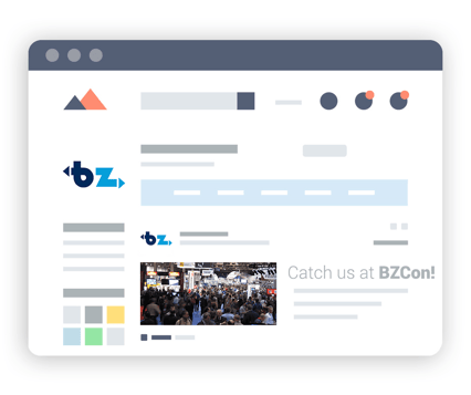 Social media allows you to promote the event and your trade show booth with new audiences BEFORE the event even starts.