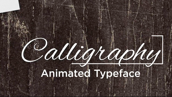 handwriting typeface free download after effects