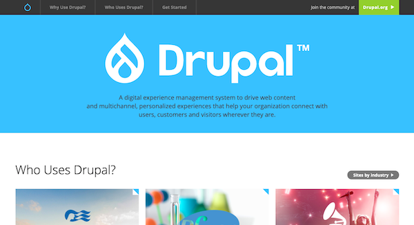 drupal-website-homepage