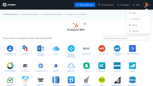 hubspot piesync central resource