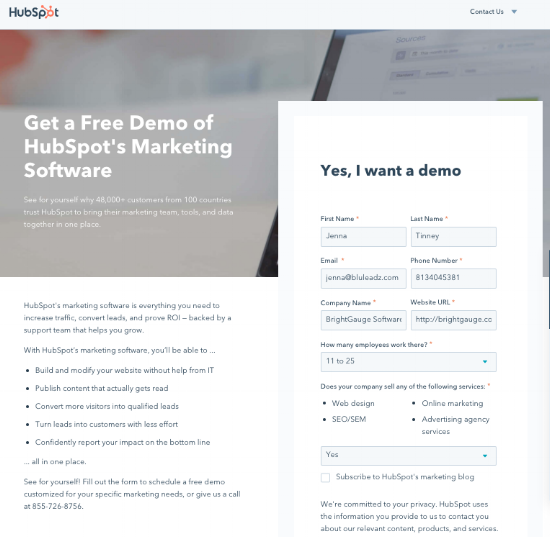 6 Kickass 'Request a Demo' Page Examples