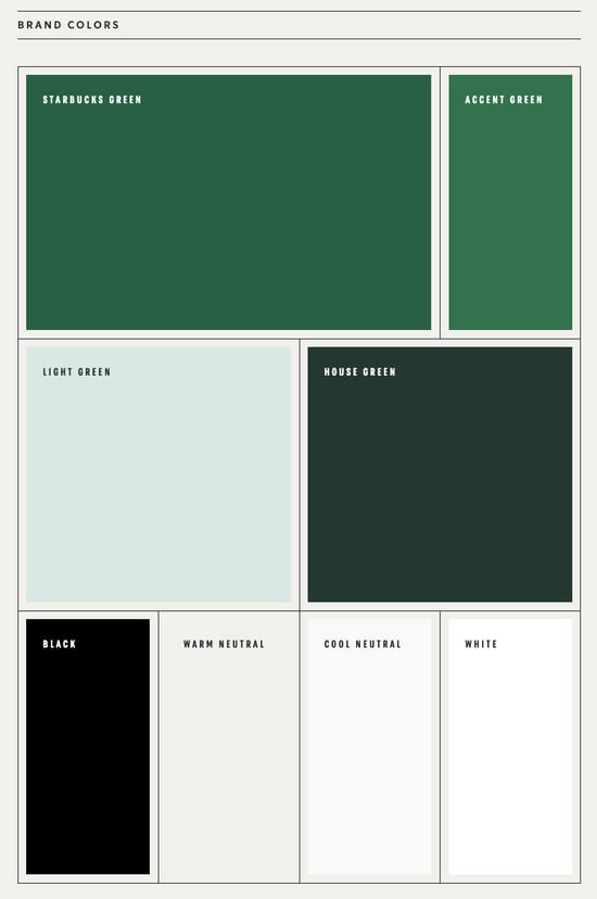 starbucks brand colors