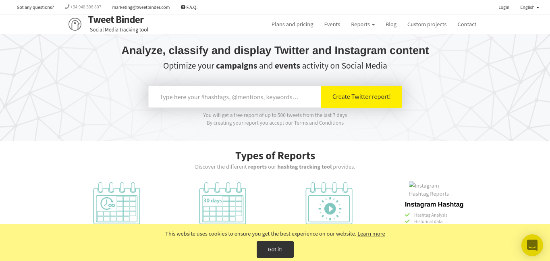 tweet-binder-home-page