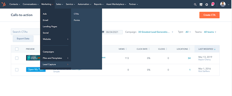 Marketing Hub - Convert
